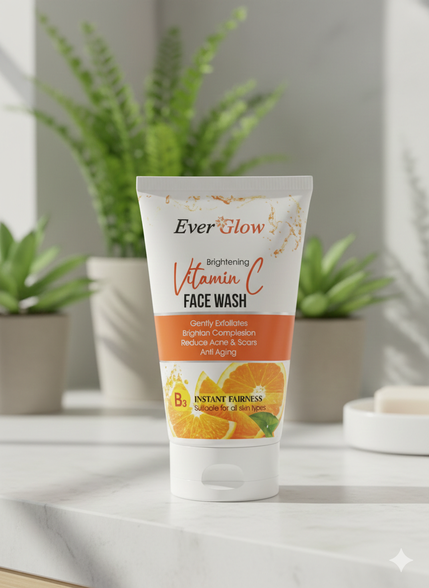 Everglow Vitamin C Face Wash – For Fresh, Glowing Skin